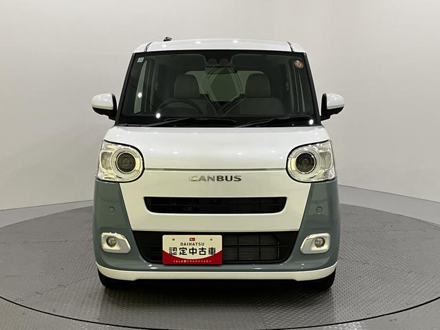 ムーヴキャンバスストライプスG両パワースライドドア 全方位カメラ装着車 Sヒーター スマートキー&プッシュスタート キーフリー ABS エアバック(山口県)の中古車