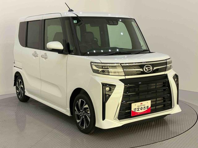 タントカスタムＸ衝突低減ブレーキ　シートヒータ　電動格納ドアミラー　ＬＥＤヘッドライト　インテリキー　レーンキープアシスト　オートマチックハイビーム　ＡＷ　キーフリー　ＡＢＳ　エアバッグ　バックモニタ（山口県）の中古車