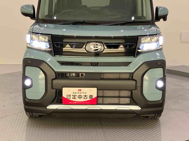 タントファンクロスターボリミテッド衝突軽減システム　ターボ車　ＬＥＤヘッド　アダプティブクルーズコントロール　シートヒーター　両側電動スライドドア　ＥＴＣ　エコアイドル　レーンキープ　キーフリー　アルミホイール　バックカメラ　ＡＢＳ（山口県）の中古車