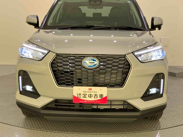 ロッキープレミアムG HEV追突被害軽減ブレーキ Rカメラ 追従走行 電動格納式ドアミラー Aストップ LEDヘッドライト アルミ 車線逸脱警報システム シートヒーター キーフリーシステム スマートキー オートハイビーム ABS(山口県)の中古車