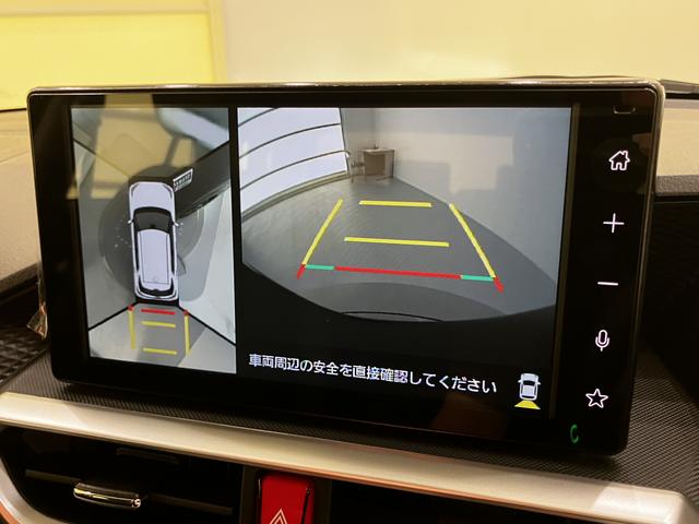 ロッキープレミアムG HEVアラウンドビューモニター 追突被害軽減ブレーキ 追従走行 電動格納式ドアミラー Aストップ LEDヘッドライト アルミ 車線逸脱警報システム シートヒーター キーフリーシステム スマートキー ABS(山口県)の中古車
