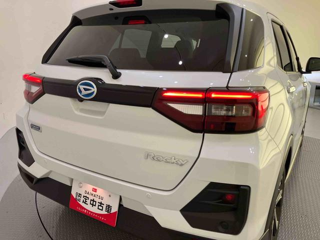 ロッキープレミアムG HEV追突被害軽減ブレーキ Rカメラ 追従走行 電動格納式ドアミラー Aストップ LEDヘッドライト アルミ 車線逸脱警報システム シートヒーター キーフリーシステム スマートキー オートハイビーム ABS(山口県)の中古車