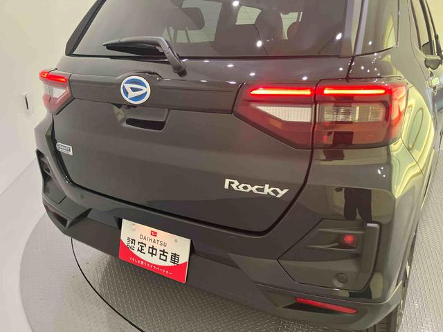 ロッキープレミアムG HEVアラウンドビューモニター 追突被害軽減ブレーキ 追従走行 電動格納式ドアミラー Aストップ LEDヘッドライト アルミ 車線逸脱警報システム シートヒーター キーフリーシステム スマートキー ABS(山口県)の中古車