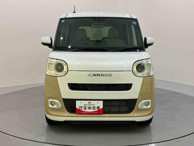 ムーヴキャンバスストライプスＧターボＬＥＤヘットライト　車線逸脱警告　シートヒータ　タ−ボ　キーフリー　スマートキー　ＡＢＳ　エアバッグ　ハイビームアシスト　前後ブレーキサポート（山口県）の中古車