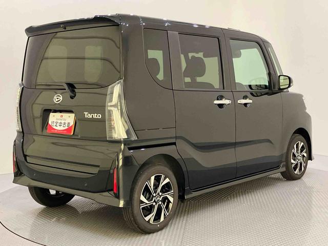 タントカスタムＸ両側オートスライドドア　衝突低減ブレーキ　シートヒータ　ｉ−ｓｔｏｐ　電動格納ドアミラー　ＬＥＤヘッドライト　インテリキー　レーンキープアシスト　オートマチックハイビーム　ＡＷ　キーフリー　ＡＢＳ（山口県）の中古車