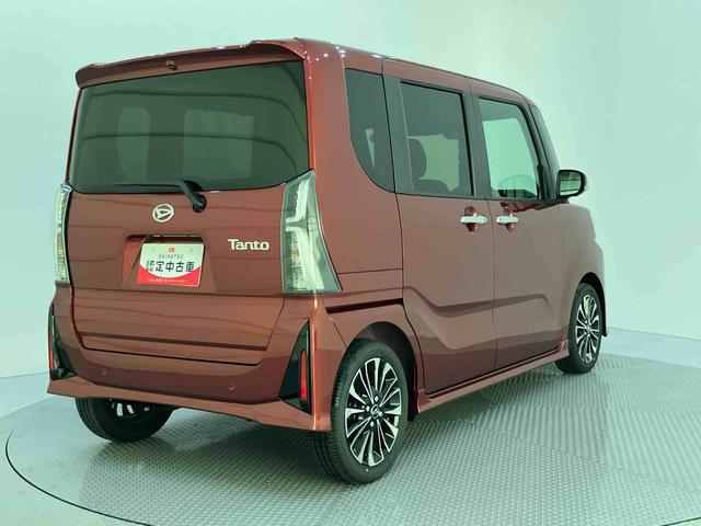 タントカスタムＲＳ全方位Ｍ　左右パワースライド　レーダーブレーキサポート　アイドリングストップ機能　アルミ　車線逸脱警報装置　電格ミラー　シ−トヒ−タ−　ターボ　ＬＥＤ　スマートキー＆プッシュスタート　エアバッグ（山口県）の中古車