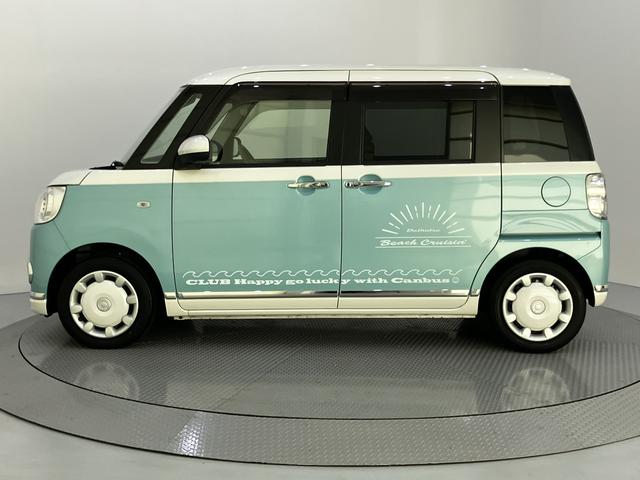 ムーヴキャンバスGブラックアクセントVS SAIII運転席エアバッグ 左右パワースライドドア 衝突軽減B 電格ミラー マルチカメラ Aストップ ワンオーナー車 レーンキープアシスト 運転席シートヒーター LED オートマチックハイビーム キーフリー(山口県)の中古車