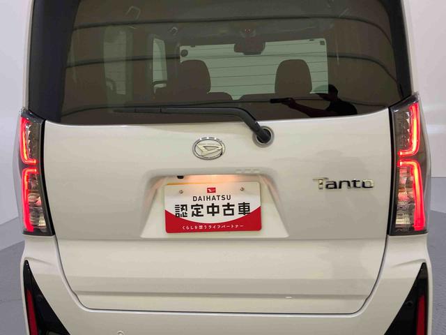 タントカスタムRSディスプレイオーディオ 運転席エアバッグ キーレスエントリー スマートキー LEDヘッドランプ 電動格納ミラー オートマチックハイビーム シートヒーター バックカメラ(山口県)の中古車