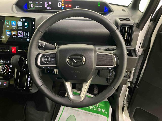 タントカスタムRSディスプレイオーディオ 運転席エアバッグ キーレスエントリー スマートキー LEDヘッドランプ 電動格納ミラー オートマチックハイビーム シートヒーター バックカメラ(山口県)の中古車