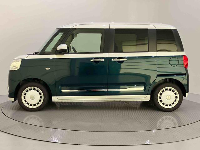 ムーヴキャンバスストライプスG全方位M 衝突被害軽減装置 スマキー 電動格納 ハイビームアシスト エコアイドル レーンキープアシスト LEDヘッドライト キーフリー ABS エアバック(山口県)の中古車