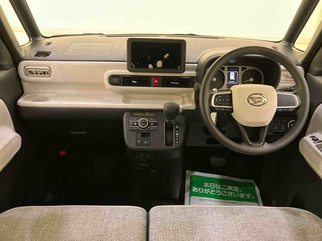 ムーヴキャンバス 中古車 ストライプスＧハンズフリー両側電動ドア　全方位Ｍ　衝突被害軽減装置　スマキー　電動格納　ハイビームアシスト　ＵＳＢ接続　エコアイドル　レーンキープアシスト　ＬＥＤヘッドライト　シートヒーター　キーフリー　ＡＢＳ