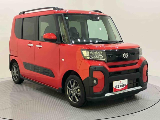 タントファンクロス両側Pスライドドア 電動格納式ミラー アルミホイル 衝突軽減ブレーキ シートヒータ アイドルストップ スマ−トキ− LEDライト レーンキープアシスト オートマチックハイビーム キーレス ABS(山口県)の中古車