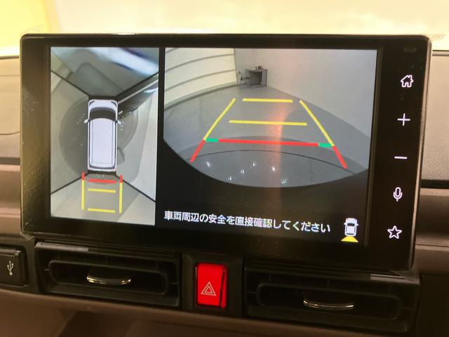 ムーヴキャンバス 中古車 セオリーＧアラウンドビューモニター　運転席シートヒーター　左右電動スライドドア　誤発進抑制　ＬＥＤ　電動格納ドアミラー　レーンキープアシスト　オートマチックハイビーム　エアバッグ　フリーキー　ＡＢＳ　スマキー