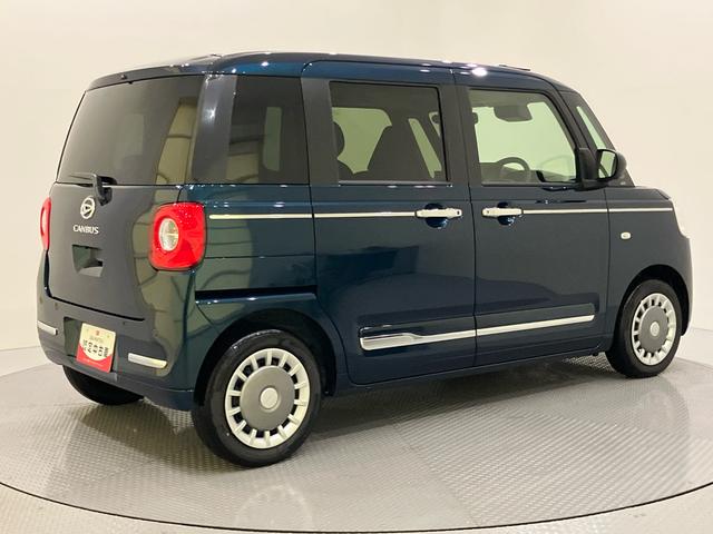 ムーヴキャンバスセオリーＧアラウンドビューモニター　運転席シートヒーター　左右電動スライドドア　誤発進抑制　ＬＥＤ　電動格納ドアミラー　レーンキープアシスト　オートマチックハイビーム　エアバッグ　フリーキー　ＡＢＳ　スマキー（山口県）の中古車
