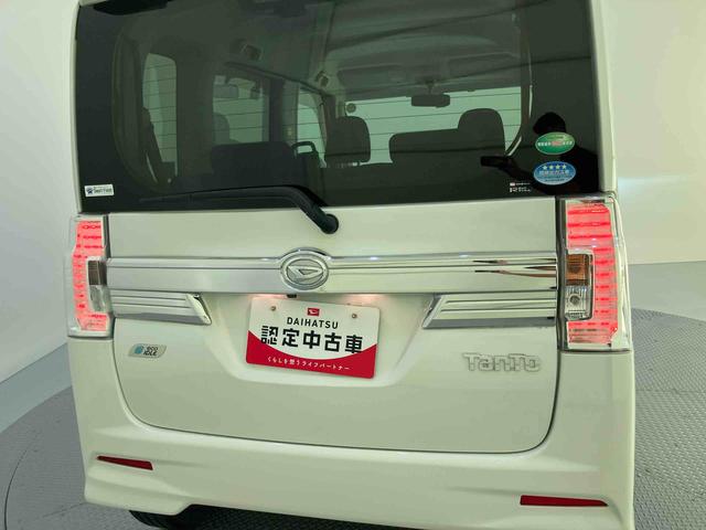 タントカスタムＲＳ　ＳＡオートミラー　レーダーブレーキ　タ−ボ　リアカメラ　ナビ付き　運転席エアバッグ　ＡＢＳ　記録簿付き　ＳＤ　車線逸脱警報　禁煙　アルミホイール　アイドリング　インテリジェントキー　キーフリ　１オーナ（山口県）の中古車