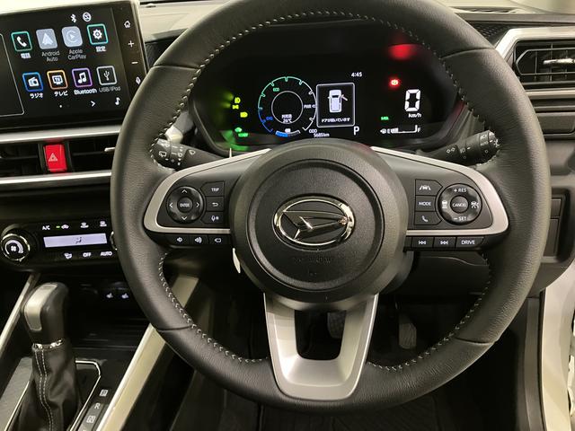 ロッキープレミアムG HEVAHB 誤発進抑制 アラウンドビューモニター LEDヘッドランプ アダプティブクルーズコントロール 電動格納式ドアミラー アルミホイール アイドリングストップ レーンキープアシスト シートヒーター(山口県)の中古車