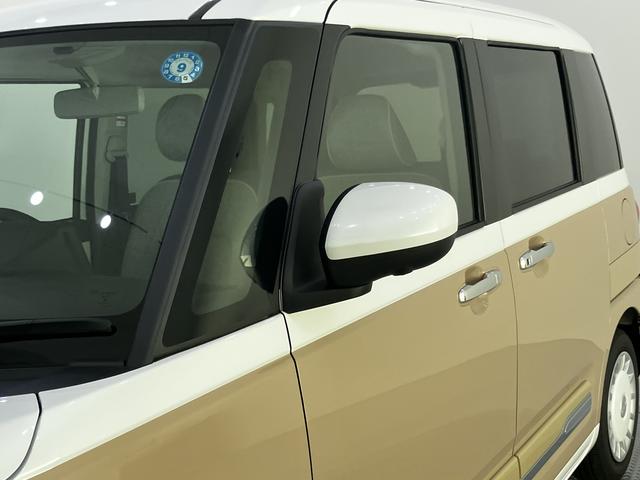 ムーヴキャンバスストライプスＧハンズフリー両側電動ドア　全方位Ｍ　衝突被害軽減装置　スマキー　電動格納　ハイビームアシスト　ＵＳＢ接続　エコアイドル　レーンキープアシスト　ＬＥＤヘッドライト　シートヒーター　キーフリー　ＡＢＳ（山口県）の中古車