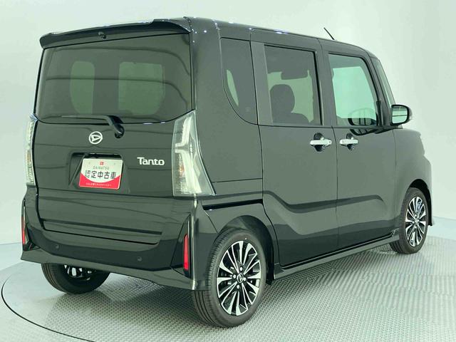 タントカスタムRSリミテッド両側電動パワースライドドア 誤発進抑制 ETC車載器 レーダークルーズ LEDライト 車線逸脱警報 Bカメラ シートヒーター スマートキー キーフリー アイドリングストップ ターボ アルミホイール(山口県)の中古車