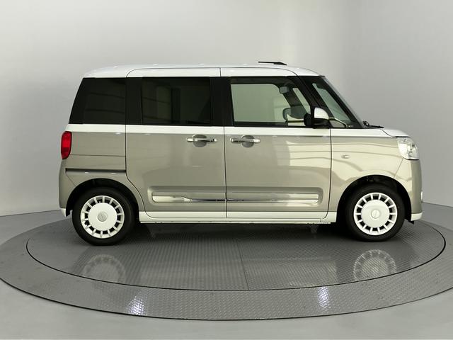ムーヴキャンバスストライプスGBカメラ付 ハンズフリー両側電動ドア 衝突被害軽減装置 スマキー 電動格納 ハイビームアシスト エコアイドル レーンキープアシスト LEDヘッドライト シートヒーター キーフリー ABS エアバック(山口県)の中古車