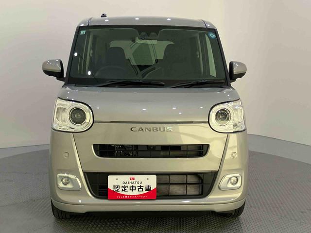 ムーヴキャンバスセオリーGターボLEDランプ レーダークルーズコントロール 衝突回避支援ブレーキ スマ−トキ− レーンキープ 電動格納ドアミラー オートマチックハイビーム キーフリー ターボ エアバック ABS エコアイドル(山口県)の中古車