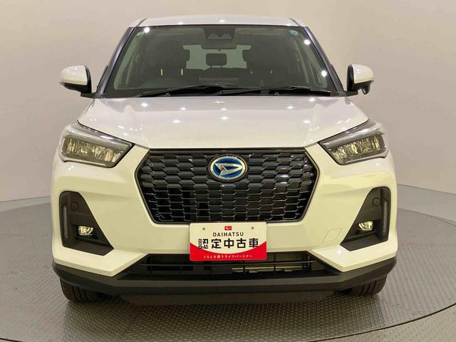 ロッキープレミアムG HEV衝突回避支援システム Rカメラ LEDヘッドランプ アダプティブクルーズコントロール アルミ レーンキープ 電動格納式ドアミラー キーフリー アイドリングストップ シートヒーター オートハイビーム(山口県)の中古車