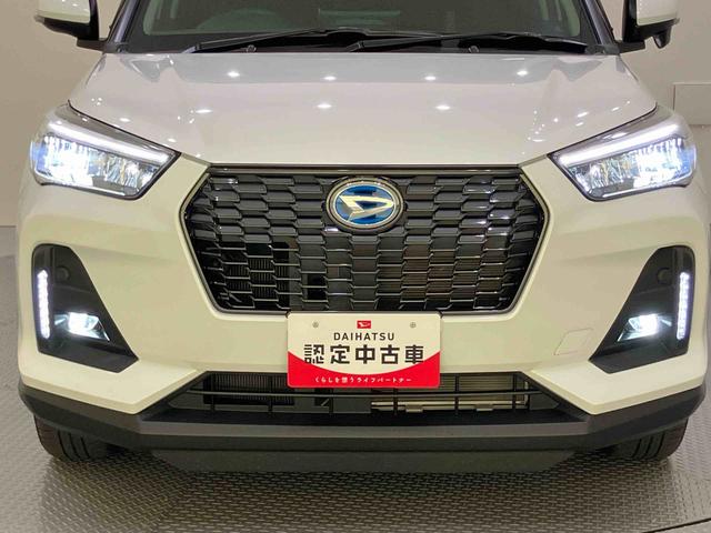 ロッキープレミアムG HEV衝突回避支援システム Rカメラ LEDヘッドランプ アダプティブクルーズコントロール アルミ レーンキープ 電動格納式ドアミラー キーフリー アイドリングストップ シートヒーター オートハイビーム(山口県)の中古車