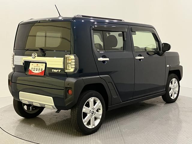 タフトGターボ クロムベンチャーBカメラ付 ワンオーナー車 電動格納ミラー アダクティブクルーズコントロール シートヒータ LEDランプ キーフリー エアバック ターボ ドラレコ アルミホイール ABS グラスルーフ レーンアシスト(山口県)の中古車