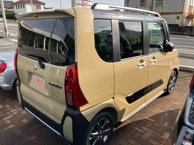 タントファンクロスターボターボ車　１オーナー　スマートキー　キーフリーシステム　アルミホイール　ＡＢＳ　エアバッグ　記録簿（山口県）の中古車