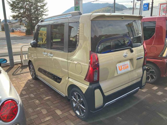 タントファンクロスターボターボ車　１オーナー　スマートキー　キーフリーシステム　アルミホイール　ＡＢＳ　エアバッグ　記録簿（山口県）の中古車