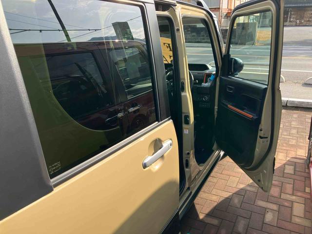 タントファンクロスターボターボ車　１オーナー　スマートキー　キーフリーシステム　アルミホイール　ＡＢＳ　エアバッグ　記録簿（山口県）の中古車