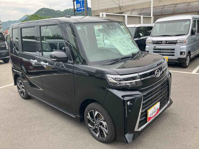 タントカスタムＸキーフリーキー　スマートキー＆プッシュスタート　禁煙　１オーナー　エアバッグ　アルミホイール　ＡＢＳ（山口県）の中古車