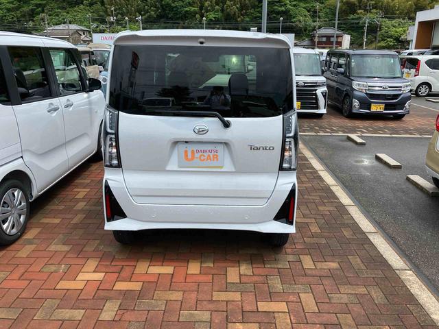 タントカスタムＸキーフリー　スマートキー＆プッシュスタート　禁煙車　１オーナー　エアバッグ　アルミホイール　ＡＢＳ（山口県）の中古車