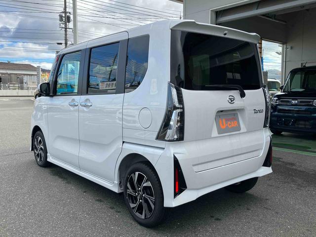 タントカスタムＸ　バックカメラ　シートヒーター　両側電動ドア禁煙　衝突安全ボディ　車線逸脱警報装置　シートヒータ　Ｂカメ　ＬＥＤライト　オートＬＥＤ　ＡＵＴＯライト　スマ−トキ−　アイドリングストップ車　誤発進抑制機能　ＡＷ　コーナーソナー　両側自動ドアー（山口県）の中古車