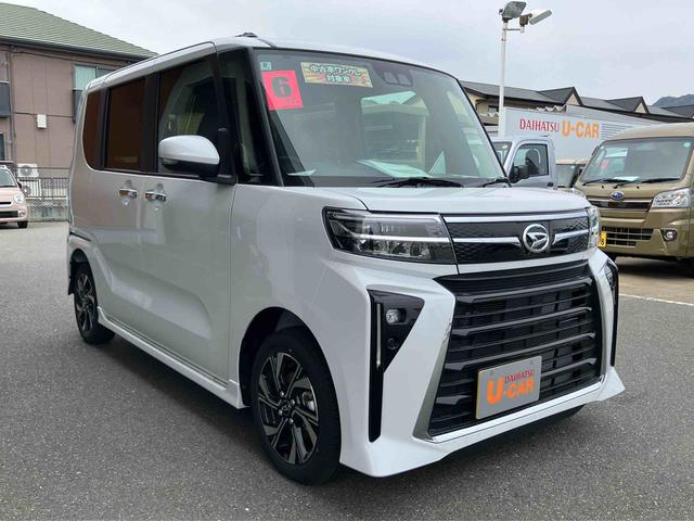 タントカスタムＸ　バックカメラ　シートヒーター衝突安全ボディ　衝突被害軽減　禁煙　ＡＵＴＯライト　ＬＥＤヘッド　両側自動スライドドア　アイドリングＳ　オートＬＥＤ　Ｓヒーター　アルミホイール　セキュリティアラーム　キ−フリ−　レーンキープ（山口県）の中古車