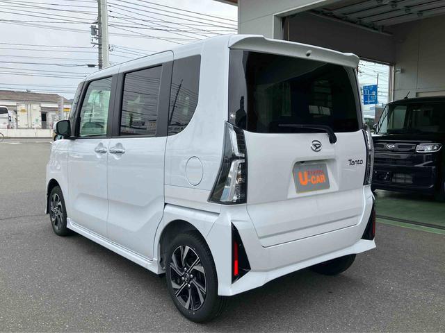 タントカスタムＸ　バックカメラ　シートヒーター衝突安全ボディ　衝突被害軽減　禁煙　ＡＵＴＯライト　ＬＥＤヘッド　両側自動スライドドア　アイドリングＳ　オートＬＥＤ　Ｓヒーター　アルミホイール　セキュリティアラーム　キ−フリ−　レーンキープ（山口県）の中古車