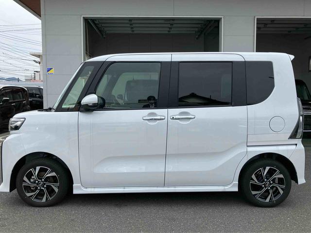タントカスタムＸ　バックカメラ　シートヒーター衝突安全ボディ　衝突被害軽減　禁煙　ＡＵＴＯライト　ＬＥＤヘッド　両側自動スライドドア　アイドリングＳ　オートＬＥＤ　Ｓヒーター　アルミホイール　セキュリティアラーム　キ−フリ−　レーンキープ（山口県）の中古車