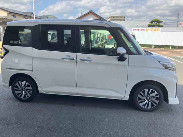 トールカスタムＧ　パノラマモニター　自動追従機能　両側電動ドア盗難防止システム　レーダークルコン　両側自動ドア　禁煙車　誤発進抑制機能　オートハイビーム　Ａライト　バックモニター　ＬＥＤランプ　エコアイドル　アルミ　クリアランスソナー　スマートキー　ＬＫＡ（山口県）の中古車