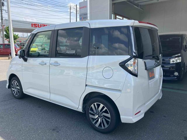 トールカスタムＧ　パノラマモニター　自動追従機能　両側電動ドア盗難防止システム　レーダークルコン　両側自動ドア　禁煙車　誤発進抑制機能　オートハイビーム　Ａライト　バックモニター　ＬＥＤランプ　エコアイドル　アルミ　クリアランスソナー　スマートキー　ＬＫＡ（山口県）の中古車