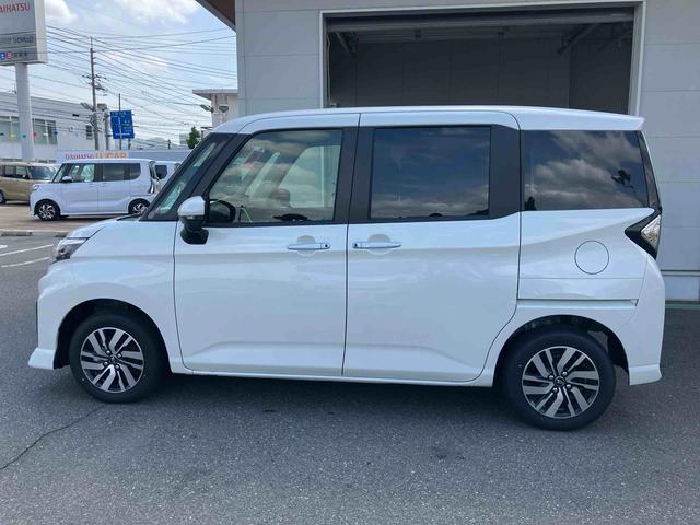 トールカスタムＧ　パノラマモニター　自動追従機能　両側電動ドア盗難防止システム　レーダークルコン　両側自動ドア　禁煙車　誤発進抑制機能　オートハイビーム　Ａライト　バックモニター　ＬＥＤランプ　エコアイドル　アルミ　クリアランスソナー　スマートキー　ＬＫＡ（山口県）の中古車