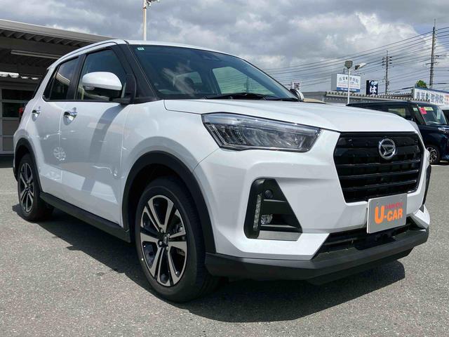 ロッキープレミアムＧ　ディスプレイオーディオ　パノラマモニターセキュリティーアラーム　禁煙車　前席シートヒーター　レーンアシスト　アイスト　ＬＥＤライト　Ｂｌｕｅｔｏｏｔｈオーディオ　ＡＨＢ　パーキングセンサー　アルミホイール　キーレスエントリー　オートライト（山口県）の中古車