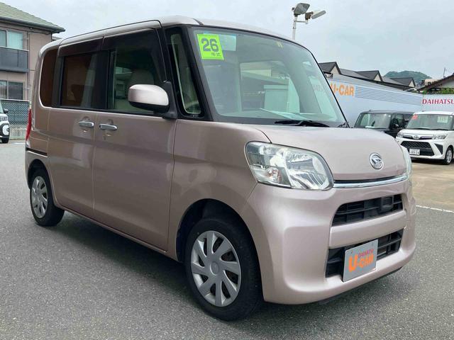 タントＸ　ＳＡ　ナビ　両側電動ドア衝突回避ブレーキ　禁煙　盗難警報装置　両側電動ドア　衝突安全ボディ　ベンチシート　アイドリングＳＴＯＰ　オートライト　定期点検記録簿　キーレス　ＢＬＵＥＴＯＯＴＨ（山口県）の中古車