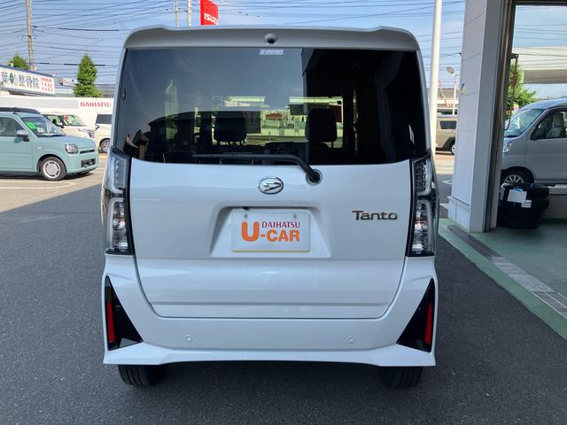 タントカスタムＲＳ　シートヒーター衝突安全ボディ　車線逸脱警報装置　禁煙　タ−ボ　ＬＥＤライト　シートヒーター　オートライト　オートハイビーム　セキュリティアラーム　キーフリー（山口県）の中古車