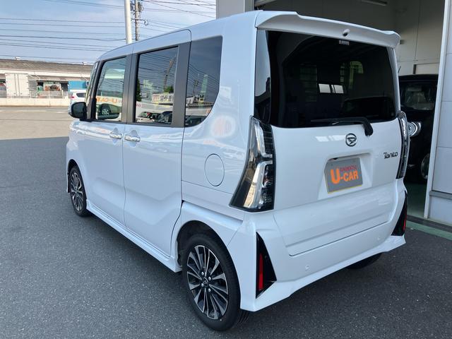 タントカスタムＲＳ　シートヒーター衝突安全ボディ　車線逸脱警報装置　禁煙　タ−ボ　ＬＥＤライト　シートヒーター　オートライト　オートハイビーム　セキュリティアラーム　キーフリー（山口県）の中古車