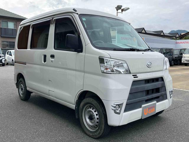 ハイゼットカーゴＤＸ四駆　ナビ＆ＴＶ　スライドドア　ＡＢＳ　運転席エアバッグ　禁煙　点検記録簿　アイドリングＳＴＯＰ　ＤＶＤ　キーレスリモコン（山口県）の中古車