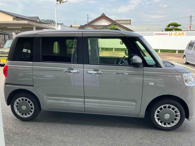 ムーヴキャンバスセオリーＧターボ　パノラマモニター　シートヒーターバックモニター　シートヒータ　車線逸脱警報　ＬＥＤヘッドライト　ターボ　盗難防止システム　禁煙　キーフリーシステム　オートライト　アイドリングストップ　ベンチシート　全周囲モニター（山口県）の中古車
