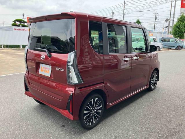 タントカスタムＲＳ　パノラマモニター　シートヒーターＬＥＤライト　バックカメラ付き　サイドカメラ　フロントカメラ　シートヒータ　オートハイビーム　全方向カメラ　ベンチシート　衝突安全ボディ　キーフリー　ｅｃｏＩＤＬＥ　タ−ボ（山口県）の中古車