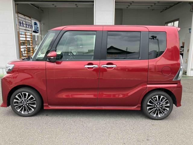 タントカスタムＲＳ　パノラマモニター　シートヒーターＬＥＤライト　バックカメラ付き　サイドカメラ　フロントカメラ　シートヒータ　オートハイビーム　全方向カメラ　ベンチシート　衝突安全ボディ　キーフリー　ｅｃｏＩＤＬＥ　タ−ボ（山口県）の中古車