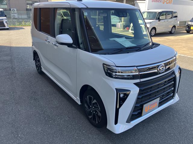 タントカスタムＸ　シートヒーター　バックカメラシートヒータ　スマートキ−　車線逸脱警報装置　盗難防止　ＡＵＴＯライト　衝突安全ボディ　Ｂカメ　禁煙（山口県）の中古車