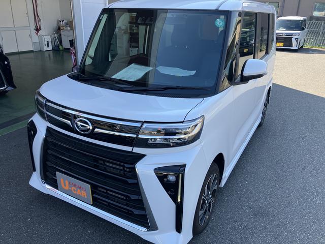 タントカスタムＸ　シートヒーター　バックカメラシートヒータ　スマートキ−　車線逸脱警報装置　盗難防止　ＡＵＴＯライト　衝突安全ボディ　Ｂカメ　禁煙（山口県）の中古車