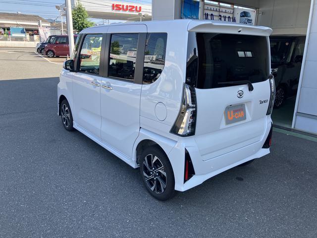 タントカスタムＸ　シートヒーター　バックカメラシートヒータ　スマートキ−　車線逸脱警報装置　盗難防止　ＡＵＴＯライト　衝突安全ボディ　Ｂカメ　禁煙（山口県）の中古車